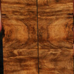 Almond Burl Bookmatched Knife Scales