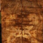 Almond Burl Bookmatched Knife Scales