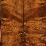 Almond Burl Bookmatched Knife Scales