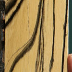 Extra Fancy Black & White Ebony Micro Lumber