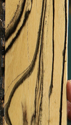 Extra Fancy Black & White Ebony Micro Lumber