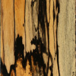 Figured Black & White Ebony Micro Lumber