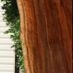 Figured Claro Walnut Live Edge Mini Slab