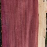 Figured Purpleheart Live Edge Lumber