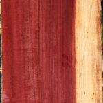 Figured Purpleheart Live Edge Lumber