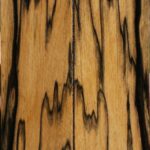 Black & White Ebony Bookmatched Knife Scales