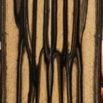 Black & White Ebony Bookmatched Knife Scales