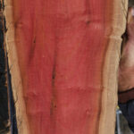 Figured Pink Ivory Live Edge Lumber