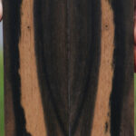 Gabon Ebony Bookmatched Knife Scales