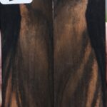 Gabon Ebony Bookmatched Knife Scales