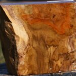 Extra Fancy Teak Live Edge Bowl Blank