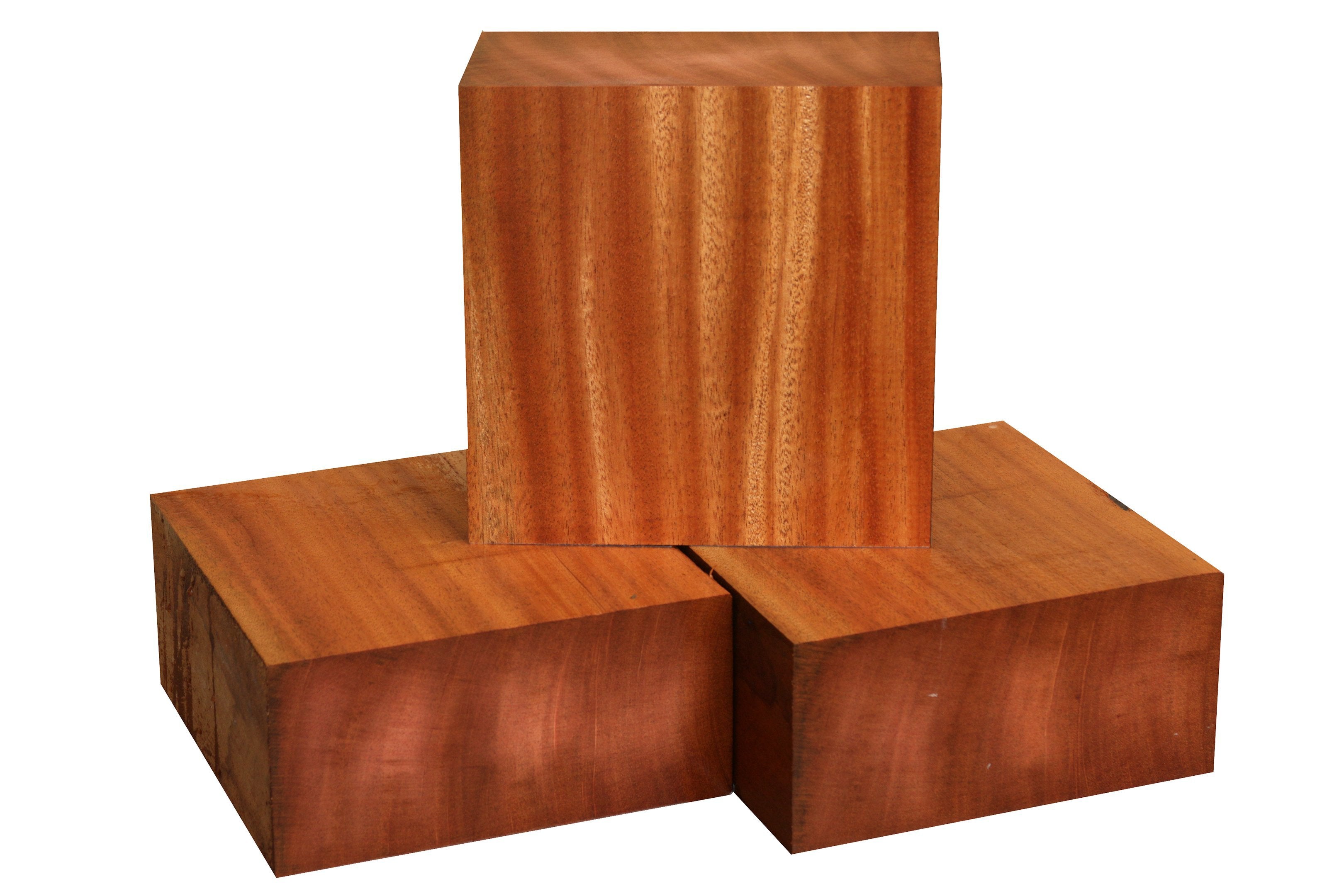 African_Mahogany_Bowl_Blank_8_x_8_x_4 African Mahogany Bowl Blank (8" x 8" x 4") - Image 1