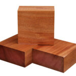 African Mahogany Bowl Blank (8" x 8" x 3")