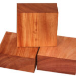 African Mahogany Bowl Blank (9" x 9" x 4")