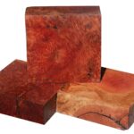 Red River Gum Burl Bowl Blank (7" x 7" x 3")