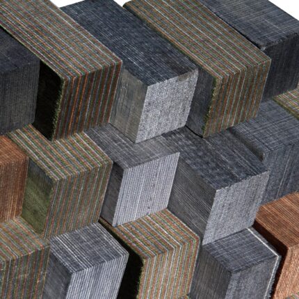 5 Pack Laminated Spectraply Bottle Stoppers - Earth & Sky  (3 x 1-1/2 x 1-1/2)