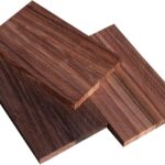 Bookmatched Bolivian Rosewood Knife Scales (5" x 1-1/2" x 3/8")