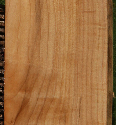 Exotic Burl Hardwood with figured grain, natural live edge, and kiln-dried finish.